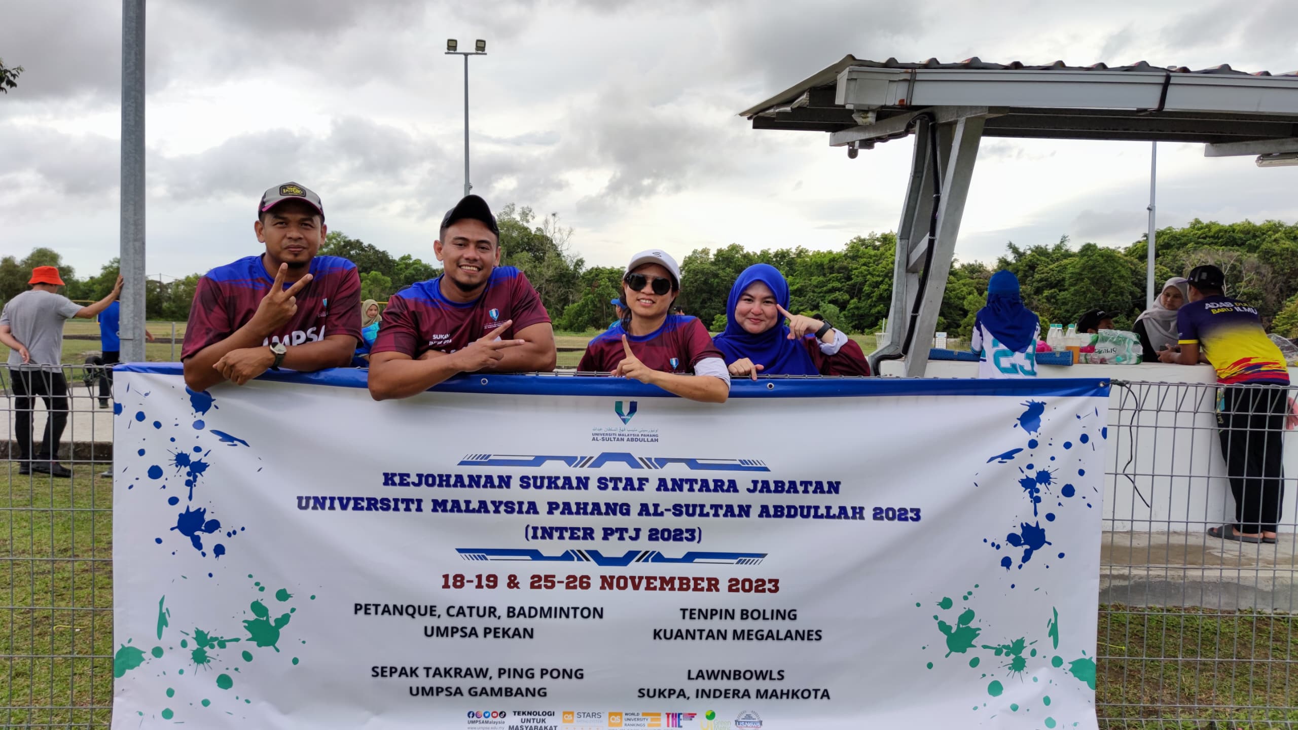 Tahniah diucapkan kepada Dr. Jacqueline Isabella dan Ts. Dr. Nur Farhayu yang memenangi Pingat Perak Sukan Petanque di dalam Kejohonan Sukan Inter PTj pada 18 November 2023 bertempat di UMPSA, Pekan